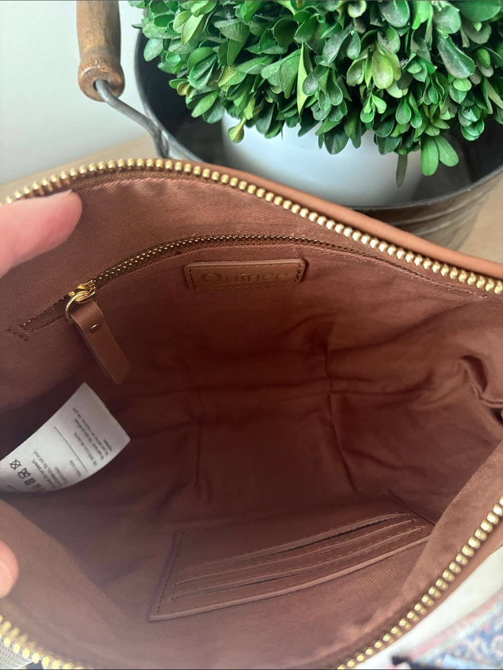 🌸QUINCE ITALIAN HANDWOVEN SMALL CROSSBODY BAG NWT🌸PLUS EXTRA STRAP. PRICE FIRM - Picture 9 of 16